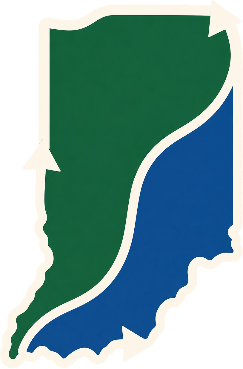 Hoosier GreenLogic Indiana recycling mark